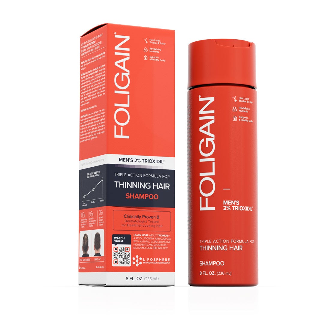 Foligain triple action shampoo USA (Για άνδρες με τριοξιδίλη 2%) - 236ml
