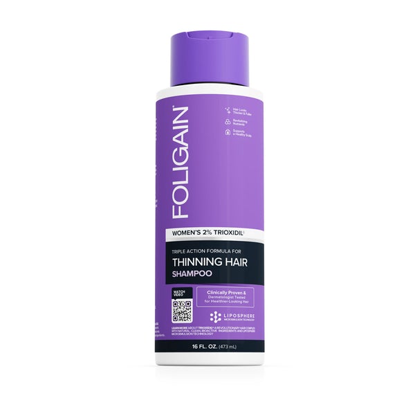 Foligain triple action shampoo USA (Για γυναίκες με τριοξιδίλη 2%) - 473ml
