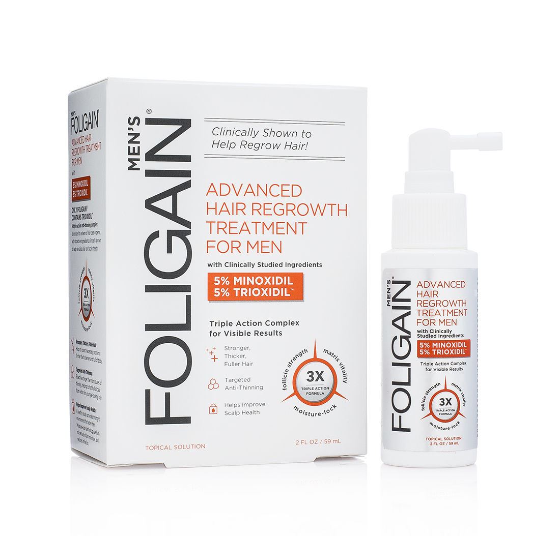 Foligain Advanced Hair Treatment USA (Για άνδρες με 5% τριοξιδίλη + 5% μινοξιδίλη) - 1τεμ.