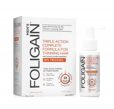 Foligain triple action formula USA (Για άνδρες με 10% τριοξιδίλη) - 1τεμ.
