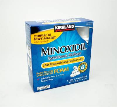Kirkland Foam - Αφρός Μινοξιδίλης (Για άνδρες - Σετ 6 τεμ.)