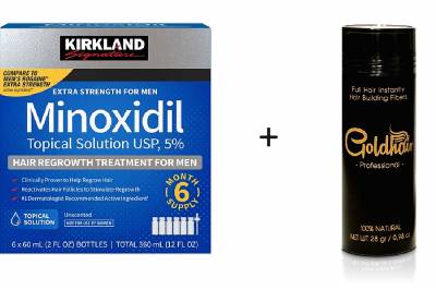  Kirkland 5% ( 6 ) + Goldhair Building Fibers 28g